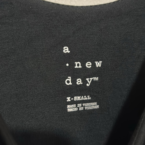 A New Day Black Midi Ballet Tank Strap Dress Size XS - Picture 3 of 5